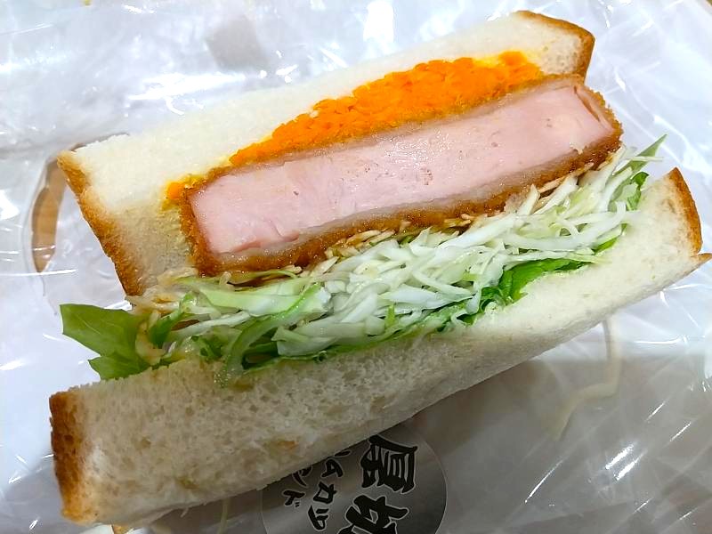 ロミオの厚切りハムカツサンド