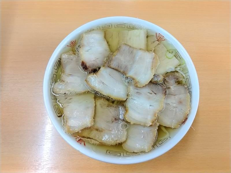 坂内食堂本店の肉そば(朝7時15分に提供)