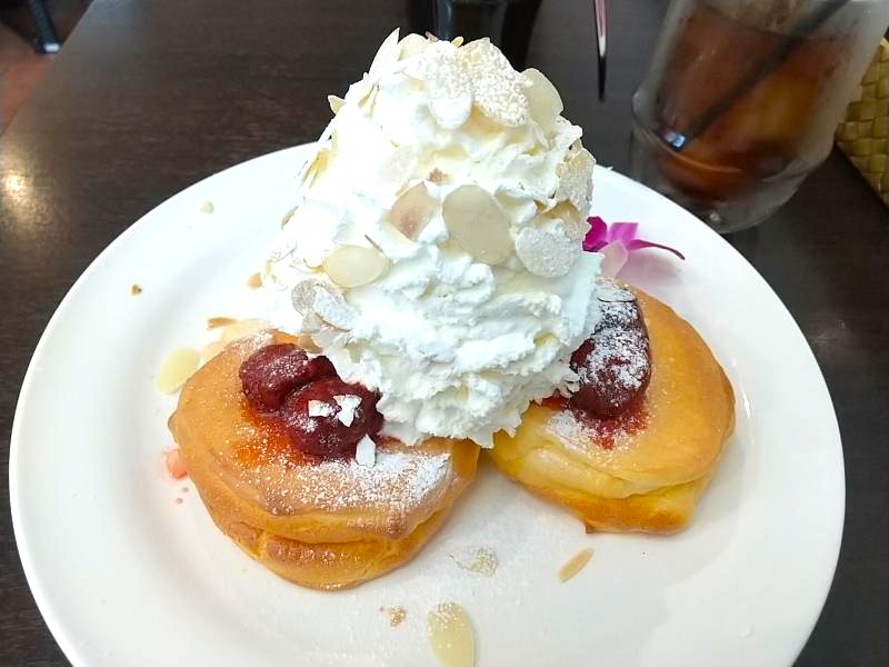 キャンディードゥの自家製ジャムパンケーキ