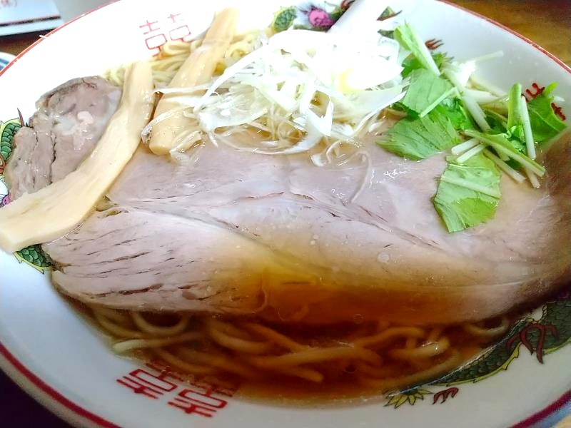 たけやセットのラーメン