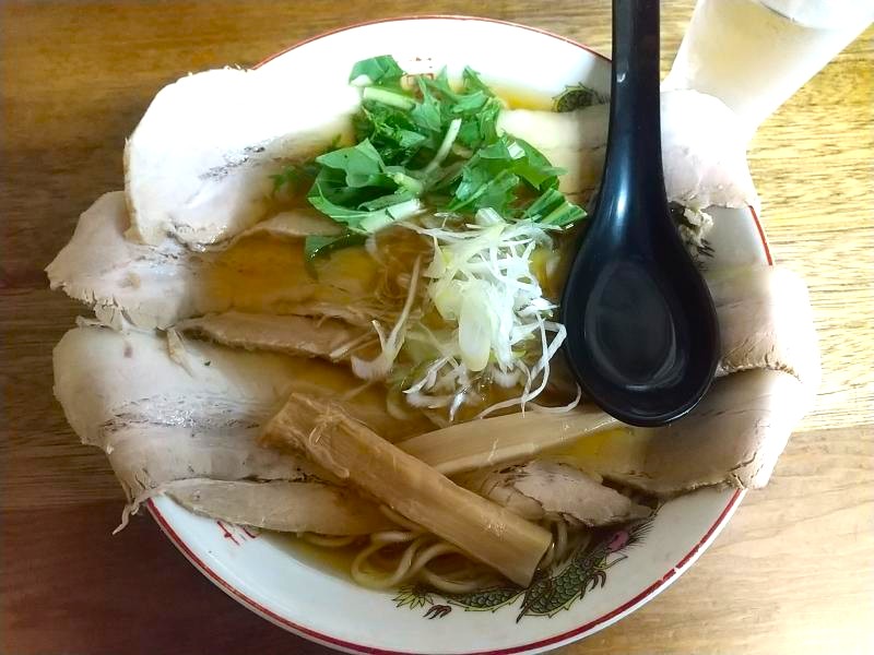 たけやの「ぶたバラちゃぁしゅうめん」