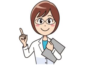 皮膚科専門医のイラスト