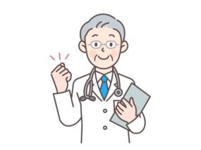 心療内科の専門医のイラスト