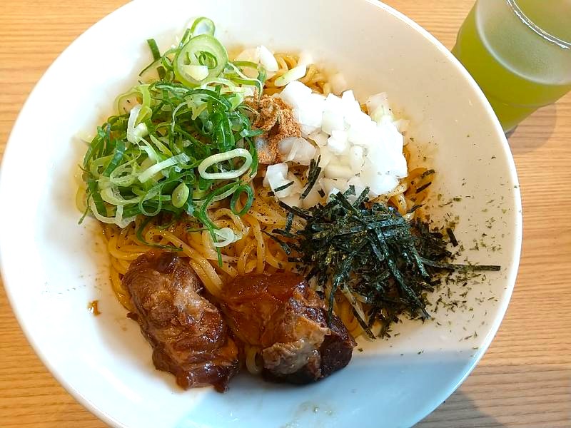 丸源ラーメンの「熟成醤油 油そば」
