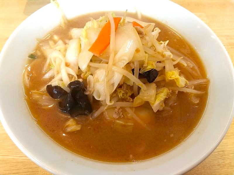 あじ庵食堂 郡山桑野店の味噌タンメン