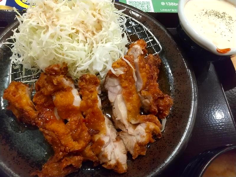 満天食堂のチキン南蛮とタルタルソース