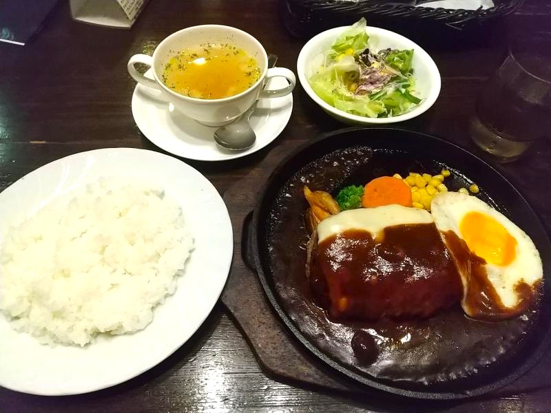 羅布乃瑠ハンバーグセット