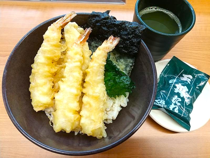 くら寿司の「季節の天丼」