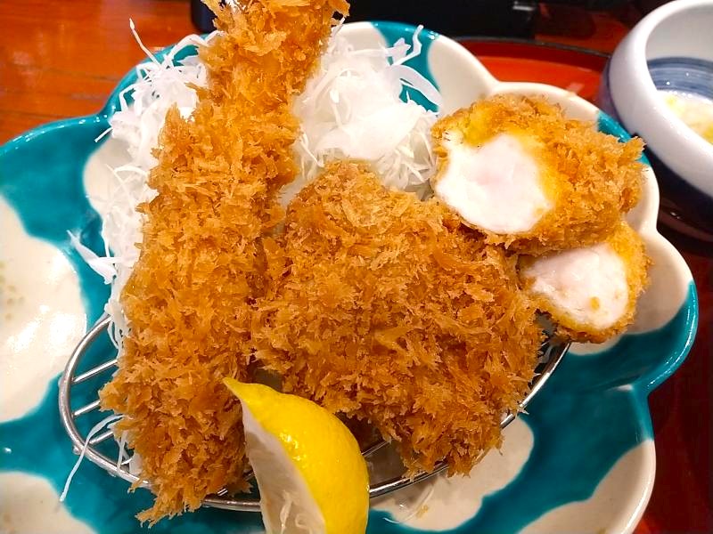 ヒレカツ、海老フライ、ささみかつ