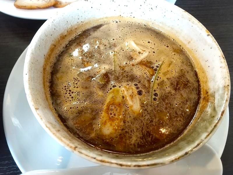 福島豚骨魚介つけ麺のスープ