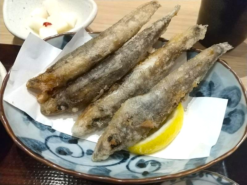 メヒカリの唐揚げ