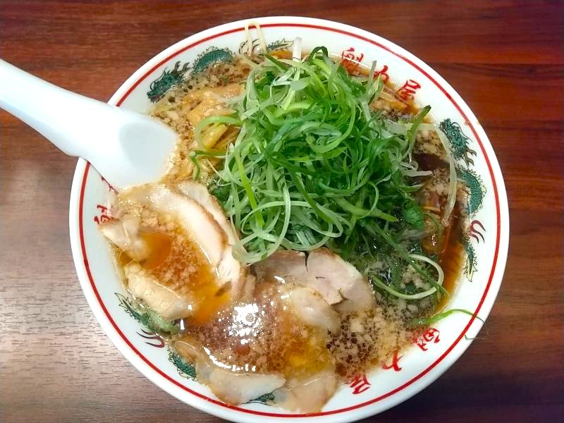 京都背脂醤油九条ねぎラーメン