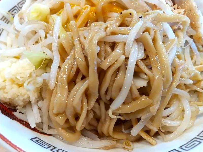 小汁なしの麺
