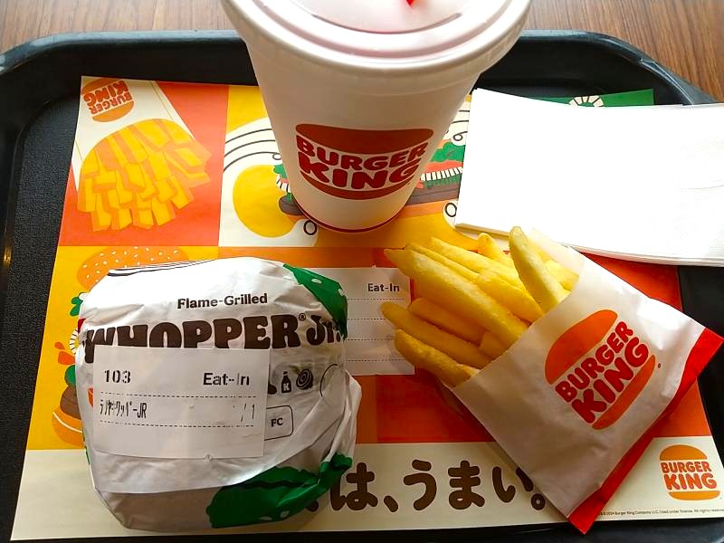 バーガーキングの「テリヤキワッパーJr.セット」